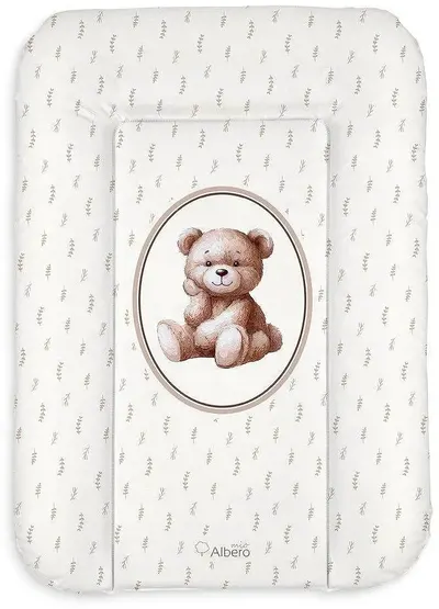 Saltea moale pentru înfășat Albero Mio - Vintage Teddy, 70 x 50 cm