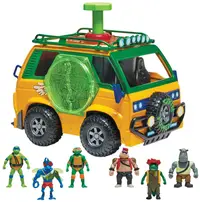 Set de joacă Playmates TMNT - Dubă a stației de mutație, cu figurine