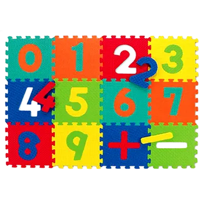 Covoras copii puzzle din spuma numere