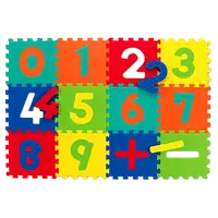 Covoras copii puzzle din spuma numere