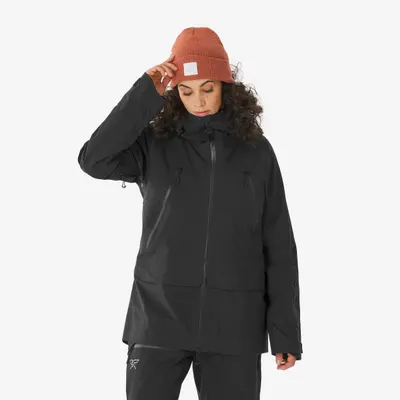 Geacă de schi freeride impermeabilă FR900 Negru Damă