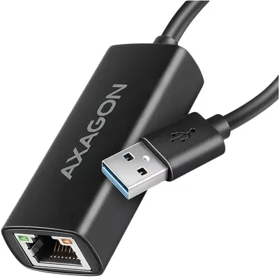 Adaptor de rețea AXAGON - ADE-AR, USB-A/RJ45, 1000Mbps, negru