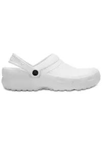 Saboti slingback unisex roomy fit Specialist - Alb