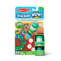 Set activitatati cu autocolante si stampila, Melissa & Doug, Sticker WOW, Dinozaur, 6074899
