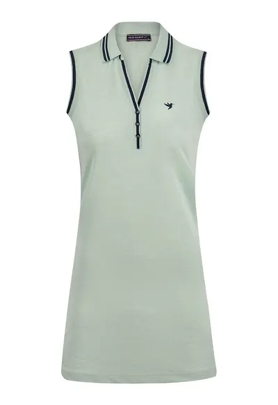 Rochie mini fara maneci - Verde deschis