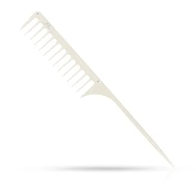 Pieptene - JRL - frizerie/coafor - Alb - J104 - cu coada
