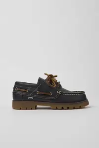 Camper mocasini din piele pentru copii