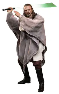 Figurină de acțiune Hot Toys Movies: Star Wars - Qui-Gon Jinn (Collector Edition) (Movie Masterpiece), 32 cm