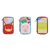 Penar echipat 3 fermoare, 44 piese, Animals 42356 Carioca