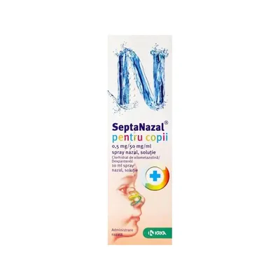 SeptaNazal Spray nazal pentru copii 0.5mg/50mg/ml | 10 ml