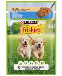 Friskies Dog Plic Junior Pui/Morcovi100 g