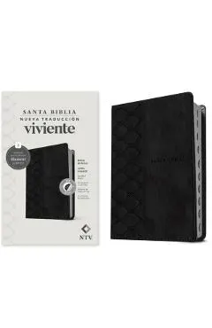 Biblia Manual Ntv, Letra Grande Con Filament (Sentipiel, Negro, Índice, Letra Roja)