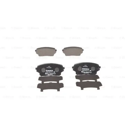 Set placute frana, frana disc BOSCH 0 986 494 711