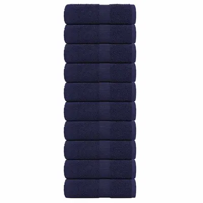 Gossi prosoape de sapun 10 buc albastru marin 360 g/m2 100% bumbac