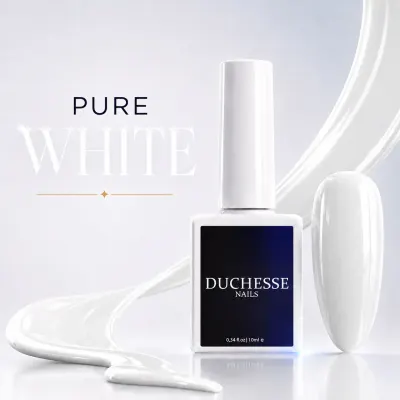 Oja Semipermanenta Unghii, HEMA&TPO FREE, Nuanta Pure White, 10 ml - Default Title