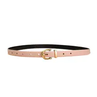 Curea dama C-213, piele naturala, Roz pudrat