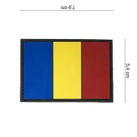 Patch drapel Romania velcro 3D - Default Title