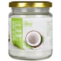 Ulei de cocos bio presat la rece 202g/220ml Obio