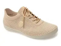 Pantofi RIEKER bej, 52546, din piele ecologica