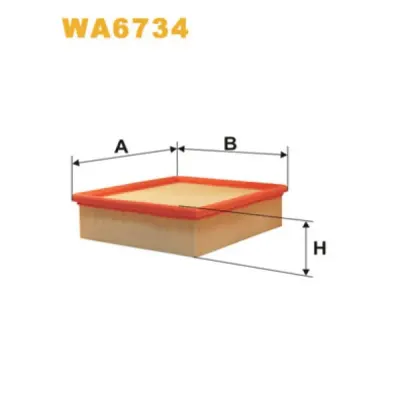 Filtru aer WIX FILTERS WA6734