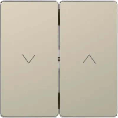 Buton basculant, Merten System Design, pentru comutator si buton de rulou, Sahara