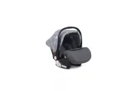 Carucior 3 in 1 Sena cos auto inclus cadru din aluminiu Grey Squared