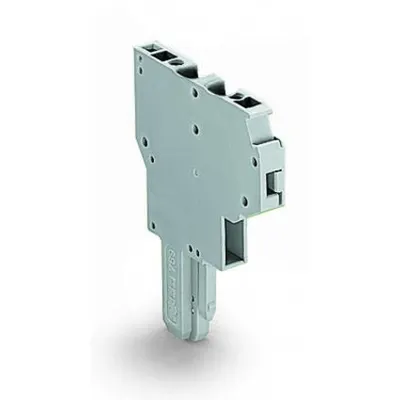 2-conductor female connector; 4 mm²; 1-pole; 4,00 mm²; gray