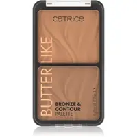Catrice Butter Like Bronze & Contour Patela pentru conturul fetei cu efect autobronzant
