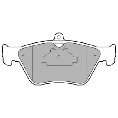 Set placute frana, frana disc DELPHI LP873