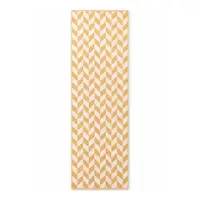 Covor tip traversă pentru interior și exterior galben ocru/crem 80x200 cm Haringey Terrick – Ted Baker