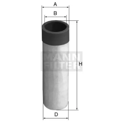 Filtru aer secundar MANN-FILTER CF 50