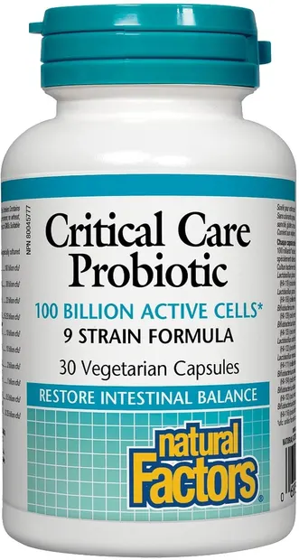 Critical Care Probiotic, 30 capsule, Natural Factors