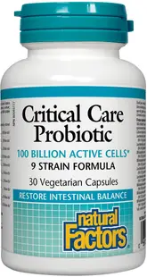 Critical Care Probiotic, 30 capsule, Natural Factors