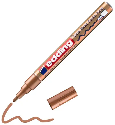 Marker permanent Edding 751 - culoarea mierii
