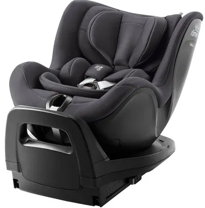 Scaun auto Britax Romer - Dualfix Pro, IsoFix, i-Size, 40-105 cm, Deep Grey