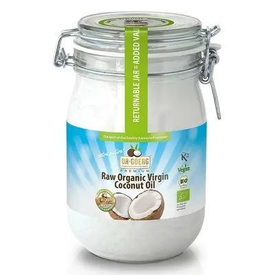 Ulei de cocos premium presat la rece bio 1000ml Dr. Goerg