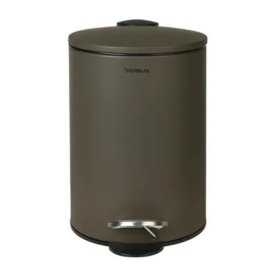 Coș de gunoi gri închis cu pedală din oțel 3 l Tubo – Blomus