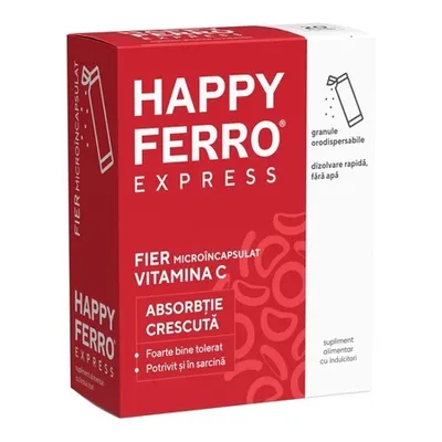 Happyferro Express, 20 plicuri cu granule orodispersabile – Fiterman