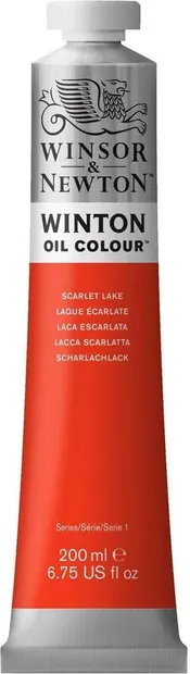 Vopsea de ulei Winsor & Newton Winton - Red Scarlet, 200 ml