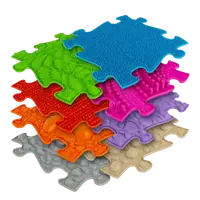 Covoras ortopedic senzorial puzzle Set Mediu A Muffik