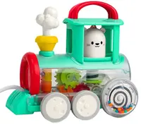 Jucărie de tras Hola Toys - Locomotiva veselă