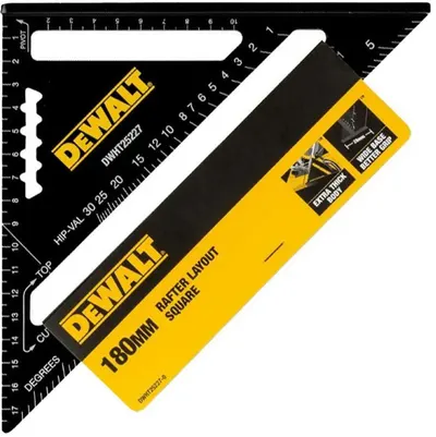 Unghi drept multifuncțional DeWALT - DWHT25227, 18 x 18 x 25 cm