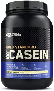 Gold Standard 100% Casein, vanilie, 907 g, Optimum Nutrition