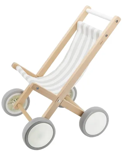 Jucărie din lemn Viga Toys - Cărucior pentru păpuși
