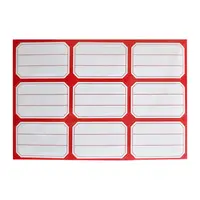 Etichete scolare autoadezive simple, 90buc/set