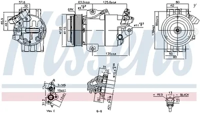 Compresor climatizare aer conditionat potrivit RENAULT KOLEOS I 2.0D 09.08