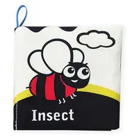 Carte moale pentru bebeluși Raya Toys - Insecte