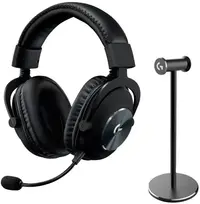 Căști de gaming Logitech - PRO X 2, wireless , stand, negru