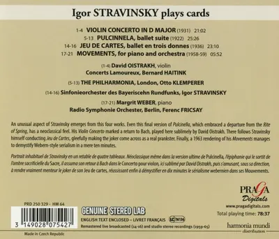 Igor Stravinsky in 4 Deals