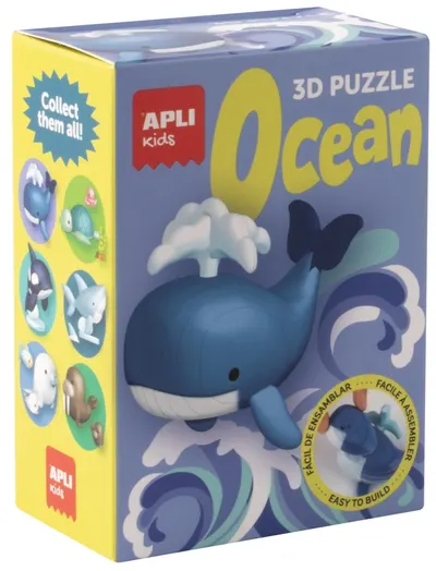 3D puzzle Apli Kids - Ocean, balenă